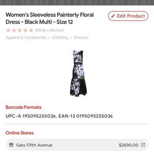 Carolina Herrera floral dress